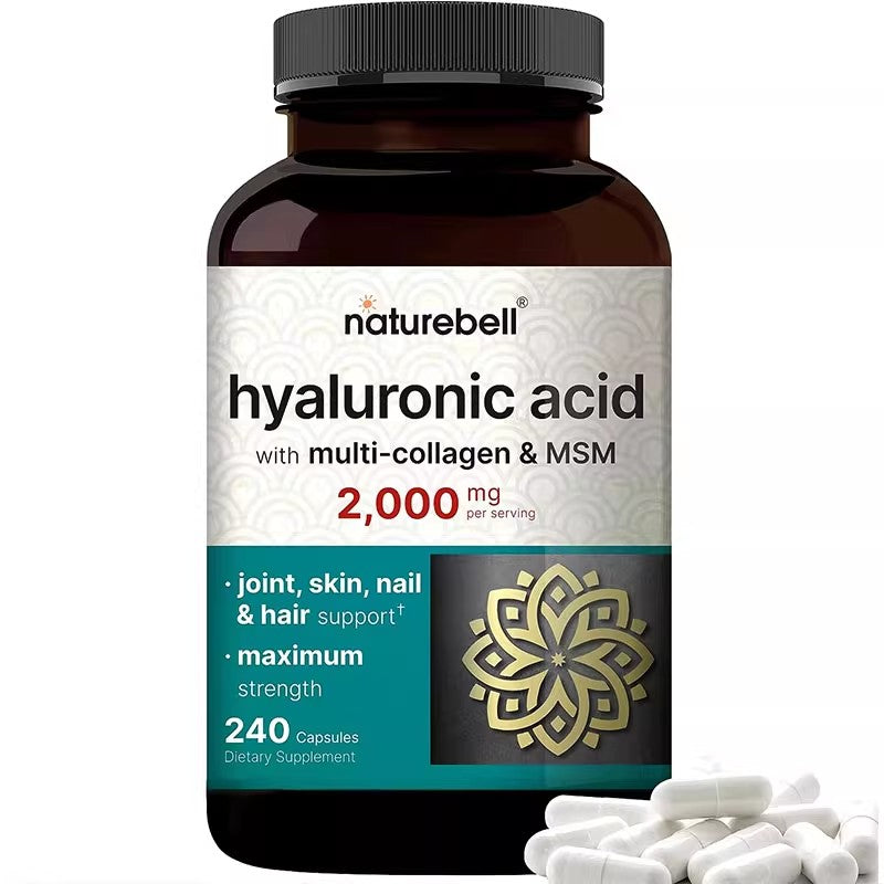 NatureBell Hyaluronic Acid with MSM Multi Collagen Capsules