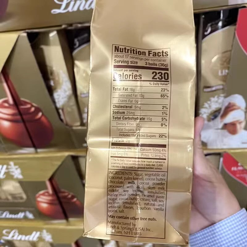 Lindt Lindor Swiss Milk and Dark Chocolate Truffle Mix 600g