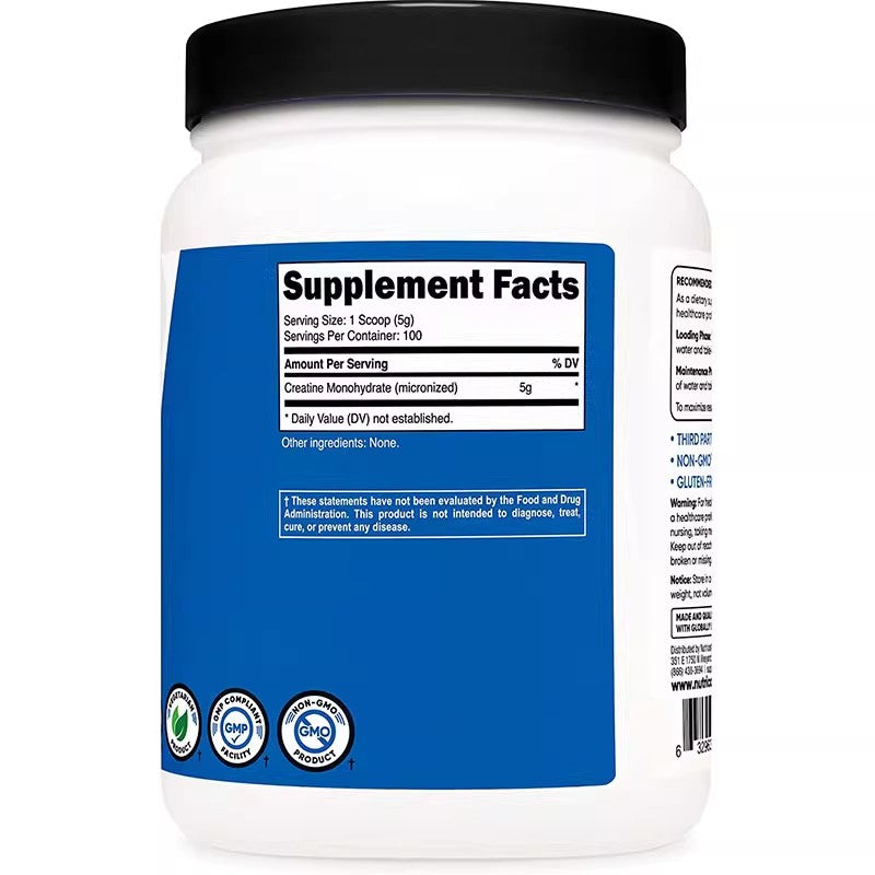 Nutricost Creatine Monohydrate Powder; Energy 500g