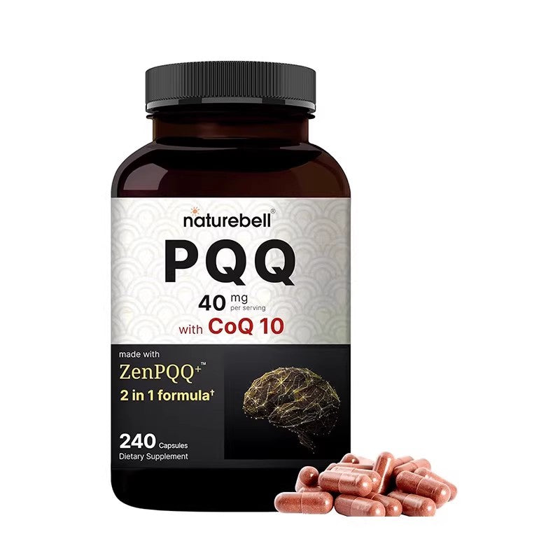 NatureBell PQQ Pyrroloquinoline quinone CoQ10 Mitochondrial Heart Health 240粒