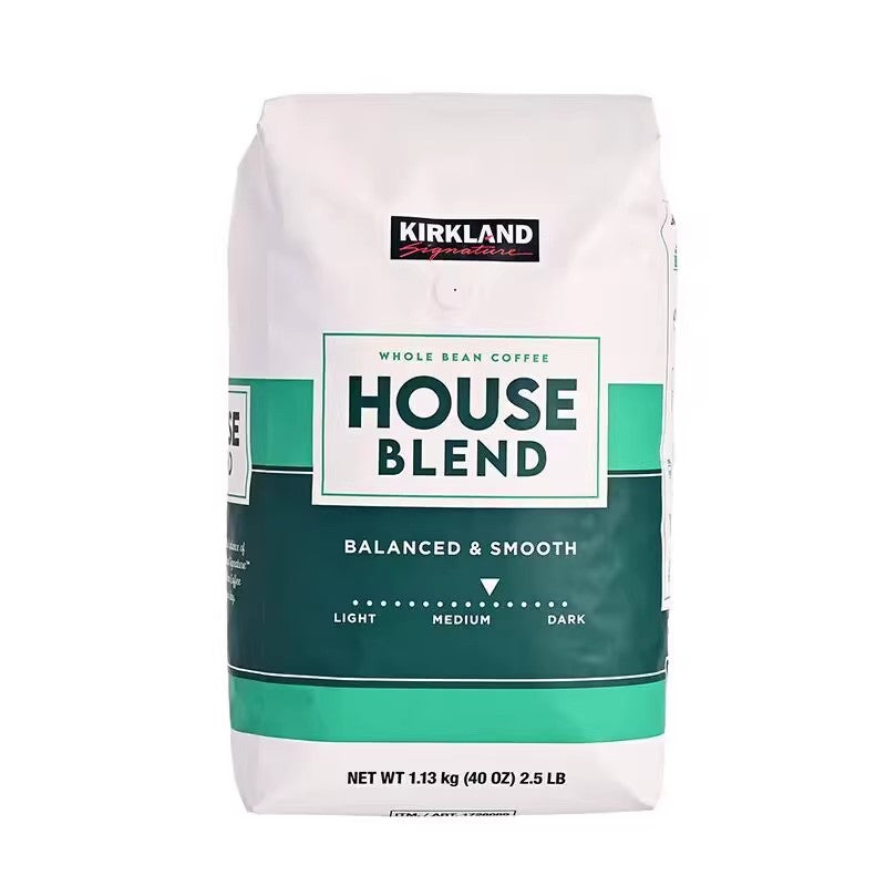 Kirkland medium roast coffee beans black coffee Americano latte 1130g