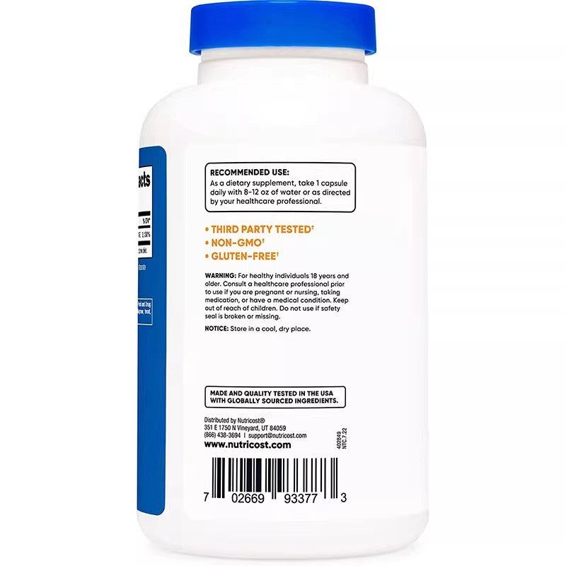 Nutricost Niacinamide Vitamin B3 Capsules 500mg 240 Pills