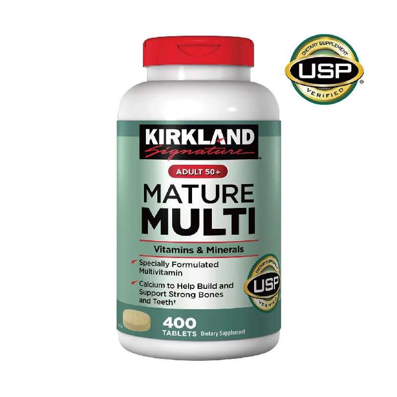 Kirkland Mature Multi; Multivitamin for 50 ; 400 tablets