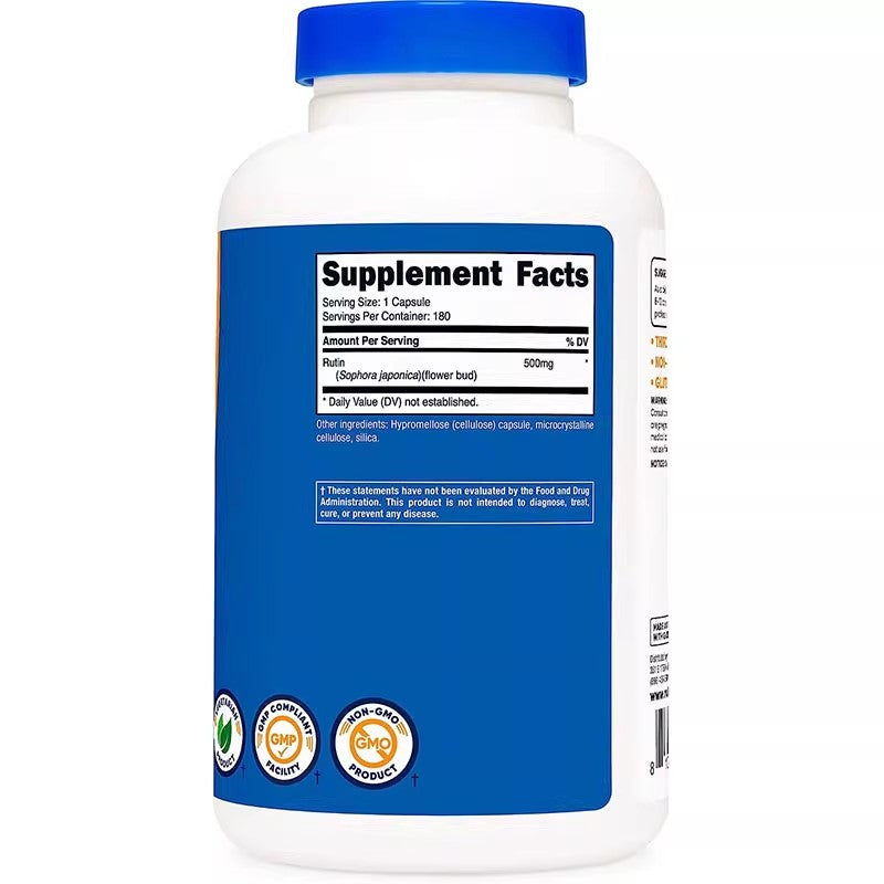 Nutricost Rutin Bioflavonoid Supplement; 500mg, 180 Capsules