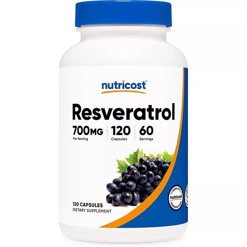 Nutricost Resveratrol Grape Trans-Resveratrol Capsules 350mg*120 Pills