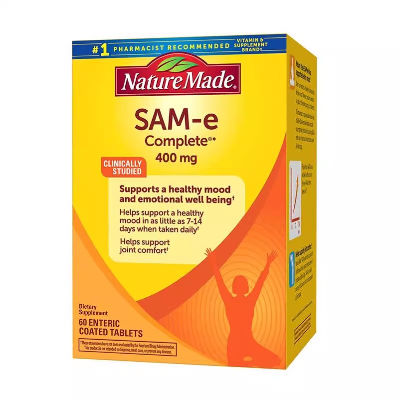 Nature Made SAM-e Complete 400mg for Mood and Joint Support, 60 Count