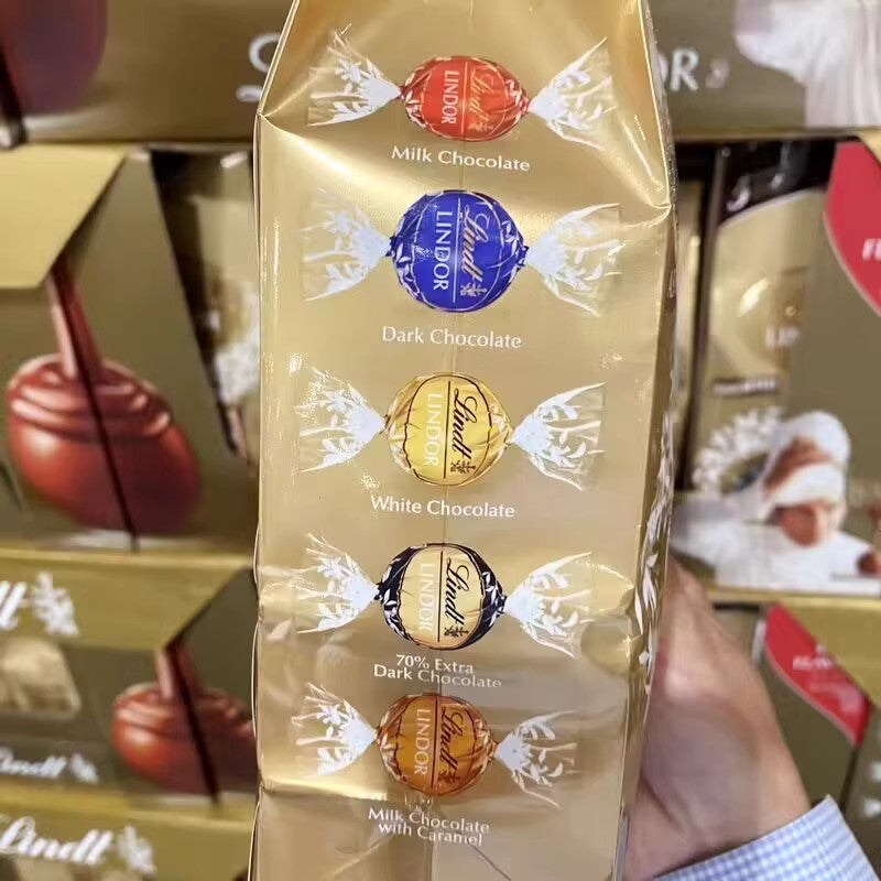 Lindt Lindor Swiss Milk and Dark Chocolate Truffle Mix 600g