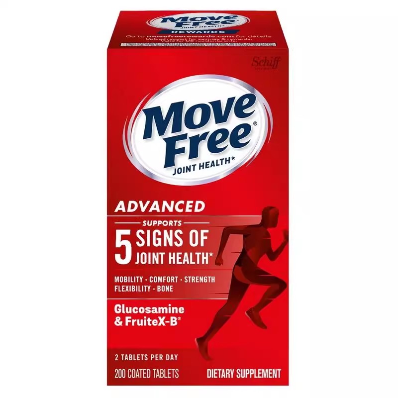 Schiff Move Free Glucosamine Chondroitin Red Bottle 200 capsules