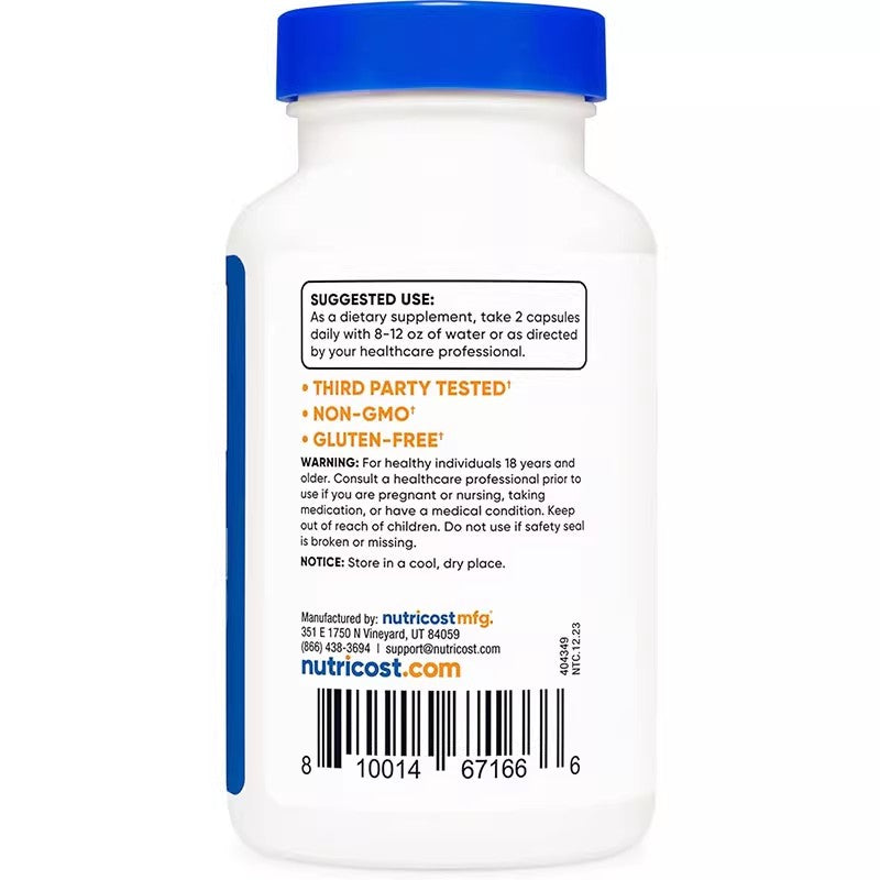 Nutricost Alpha Lipoic Acid sulfur-containing acid capsules 120 capsules